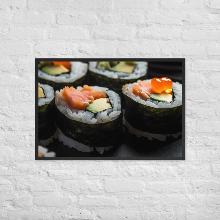 Sushi Framed poster 🤤 from Yumify.AI