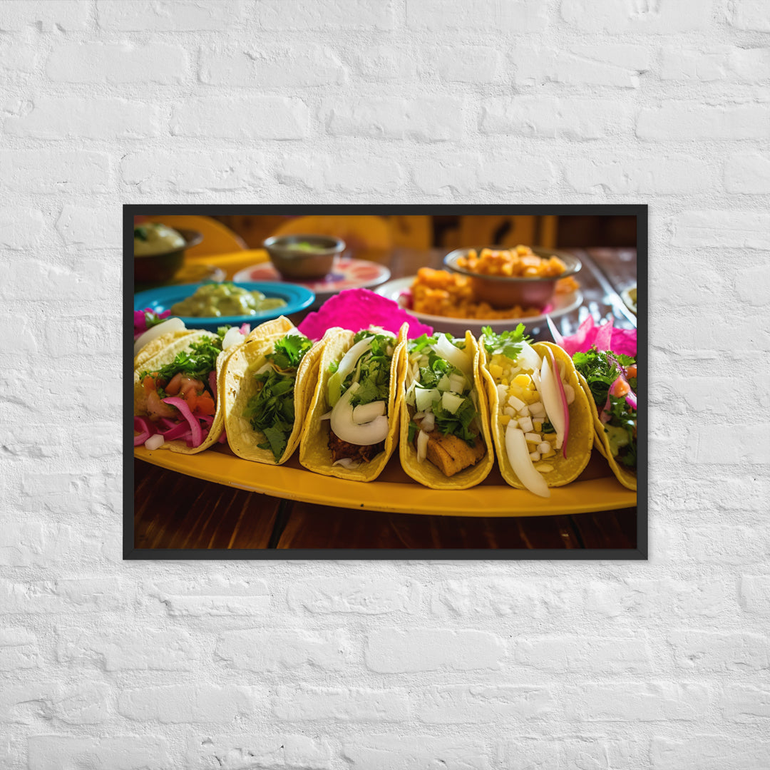 Taco Traditions Framed poster 🤤 from Yumify.AI