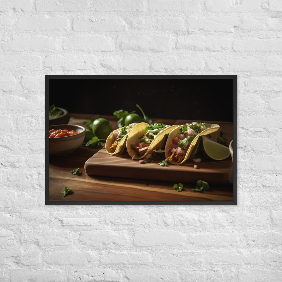 Taco Timeless Framed poster 🤤 from Yumify.AI