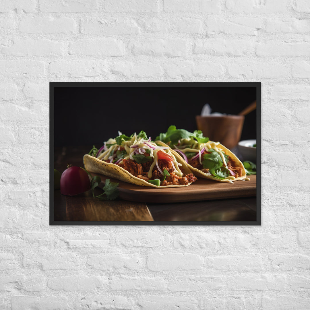 Taco Timeless Framed poster 🤤 from Yumify.AI