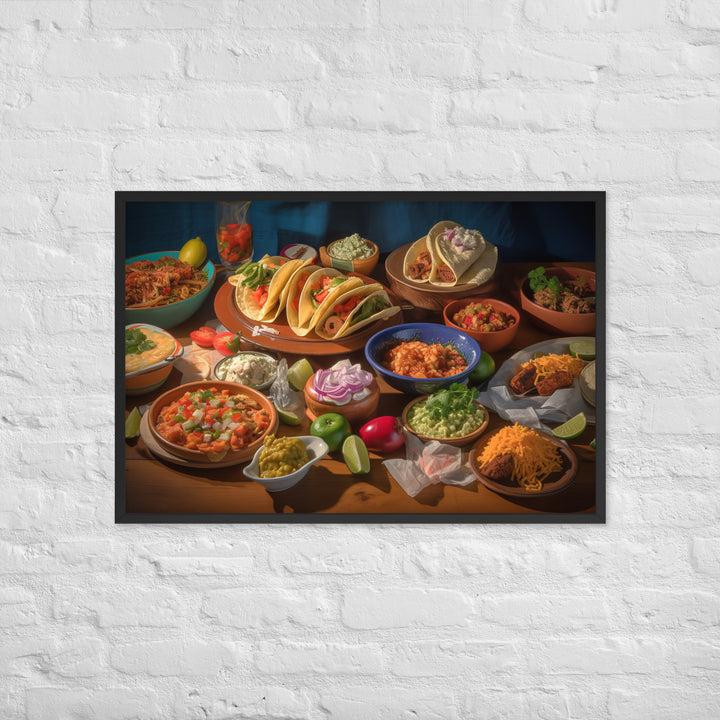 Taco Fiesta Framed poster 🤤 from Yumify.AI