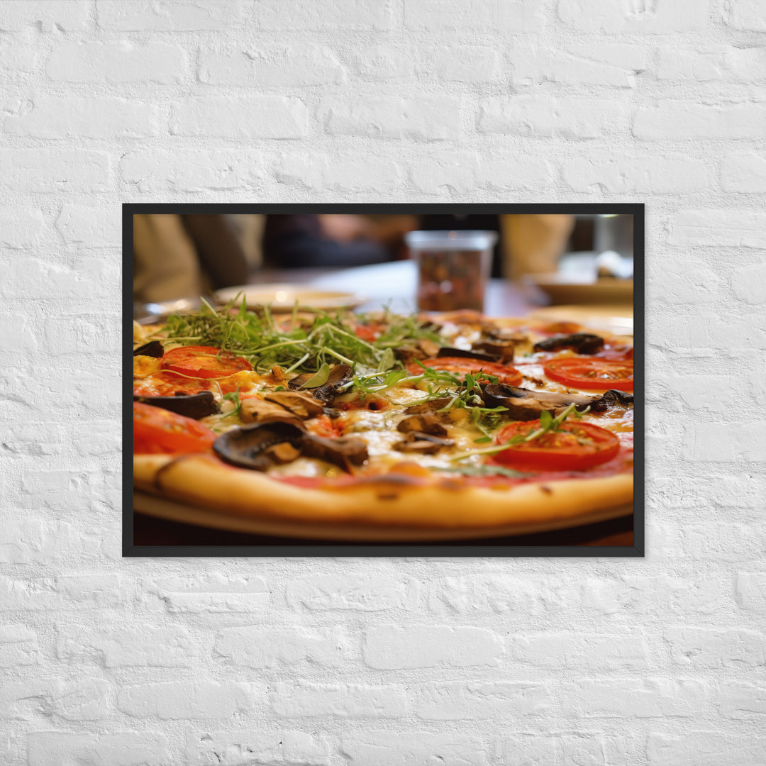 Pizza Framed poster 🤤 from Yumify.AI