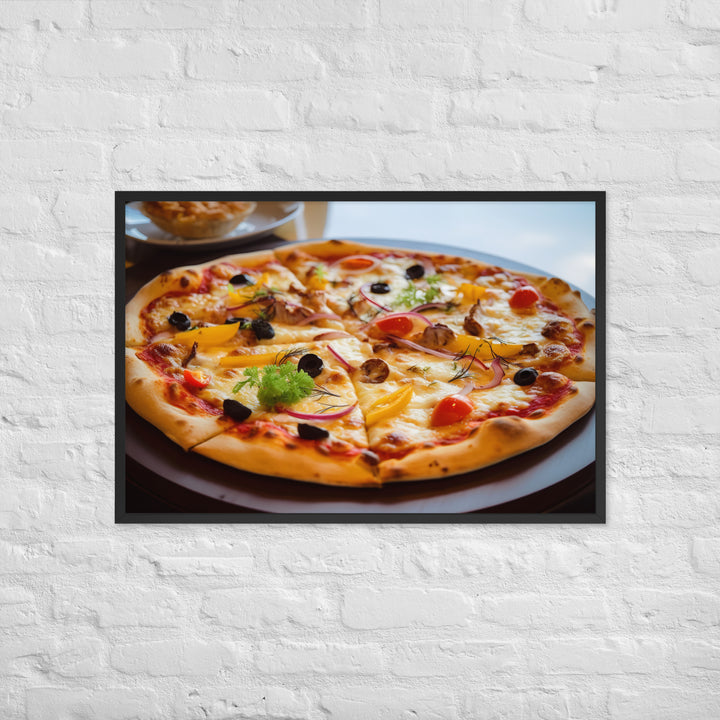 Pizza Framed poster 🤤 from Yumify.AI