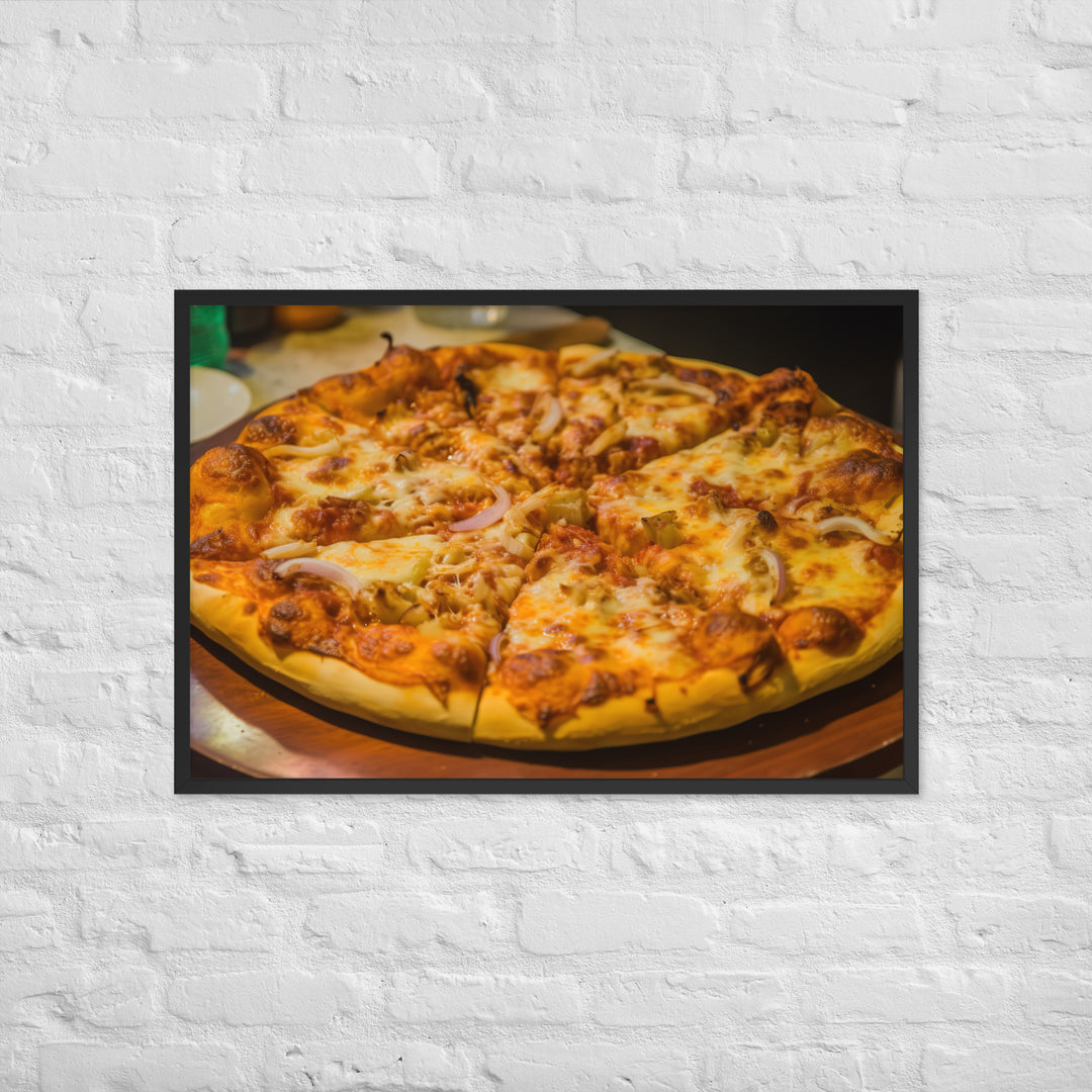 Pizza Framed poster 🤤 from Yumify.AI