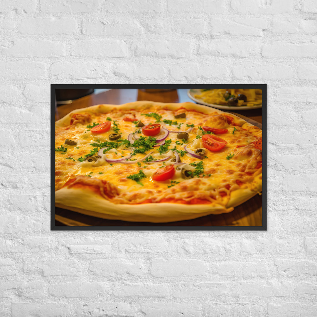 Pizza Framed poster 🤤 from Yumify.AI