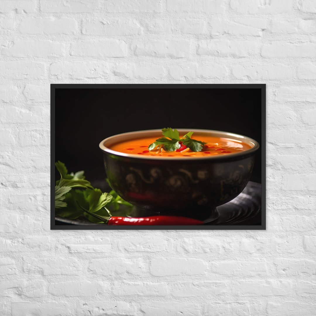 Red Curry Framed poster 🤤 from Yumify.AI