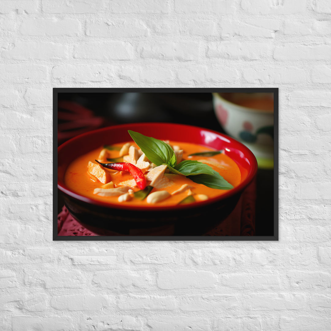 Red Curry Framed poster 🤤 from Yumify.AI