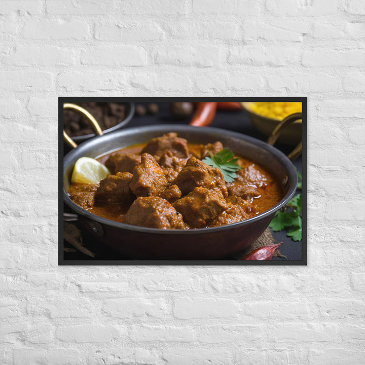 Lamb Curry Framed poster 🤤 from Yumify.AI