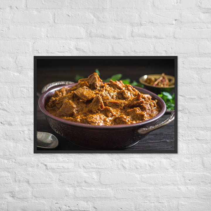 Lamb Curry Framed poster 🤤 from Yumify.AI