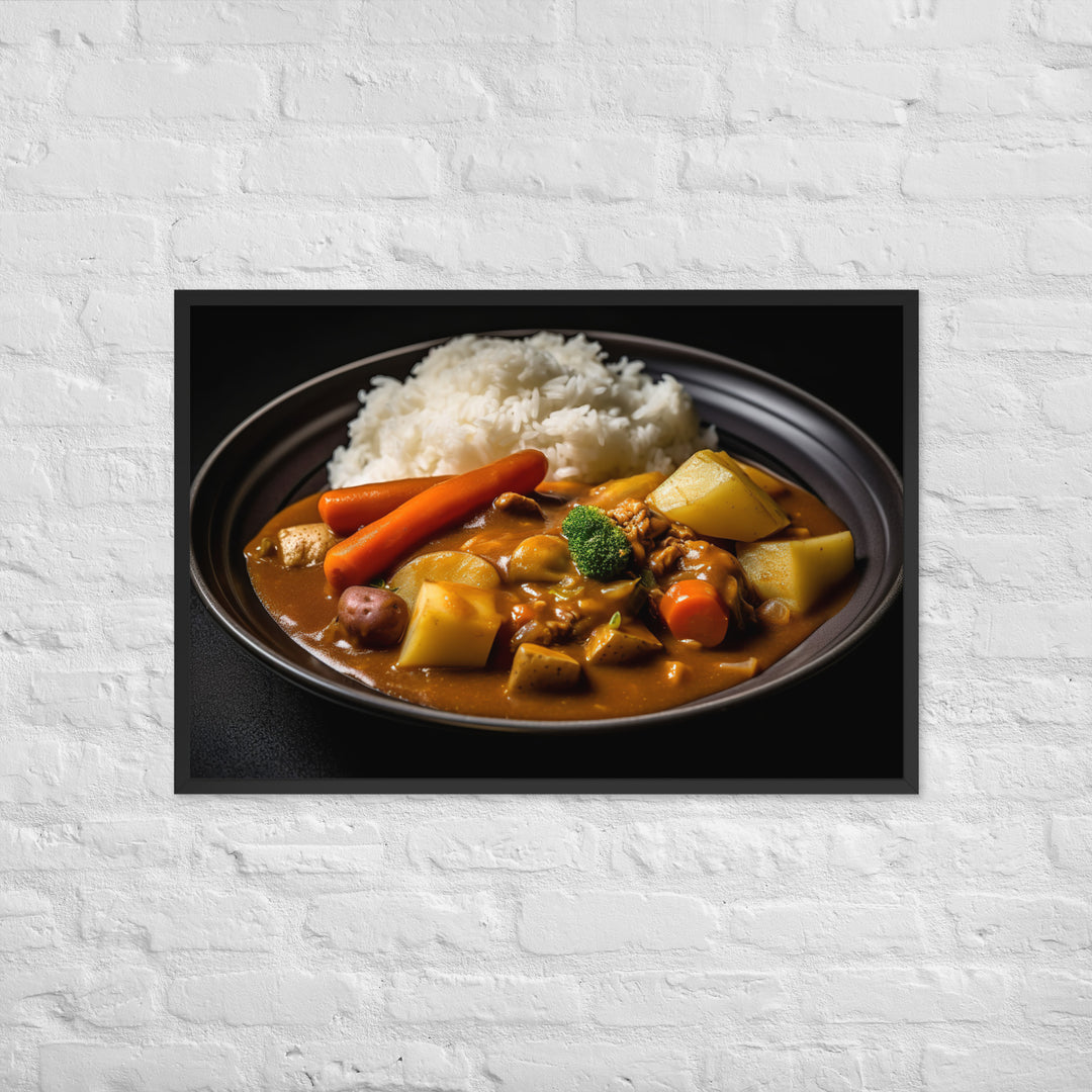 Japanese Curry Framed poster 🤤 from Yumify.AI