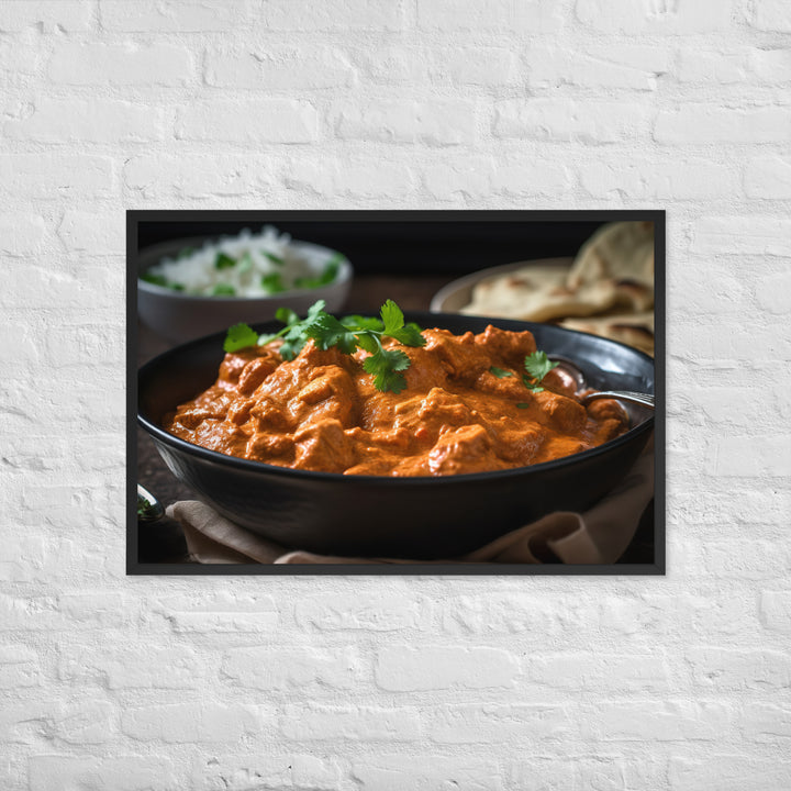 Butter Chicken Curry Framed poster 🤤 from Yumify.AI