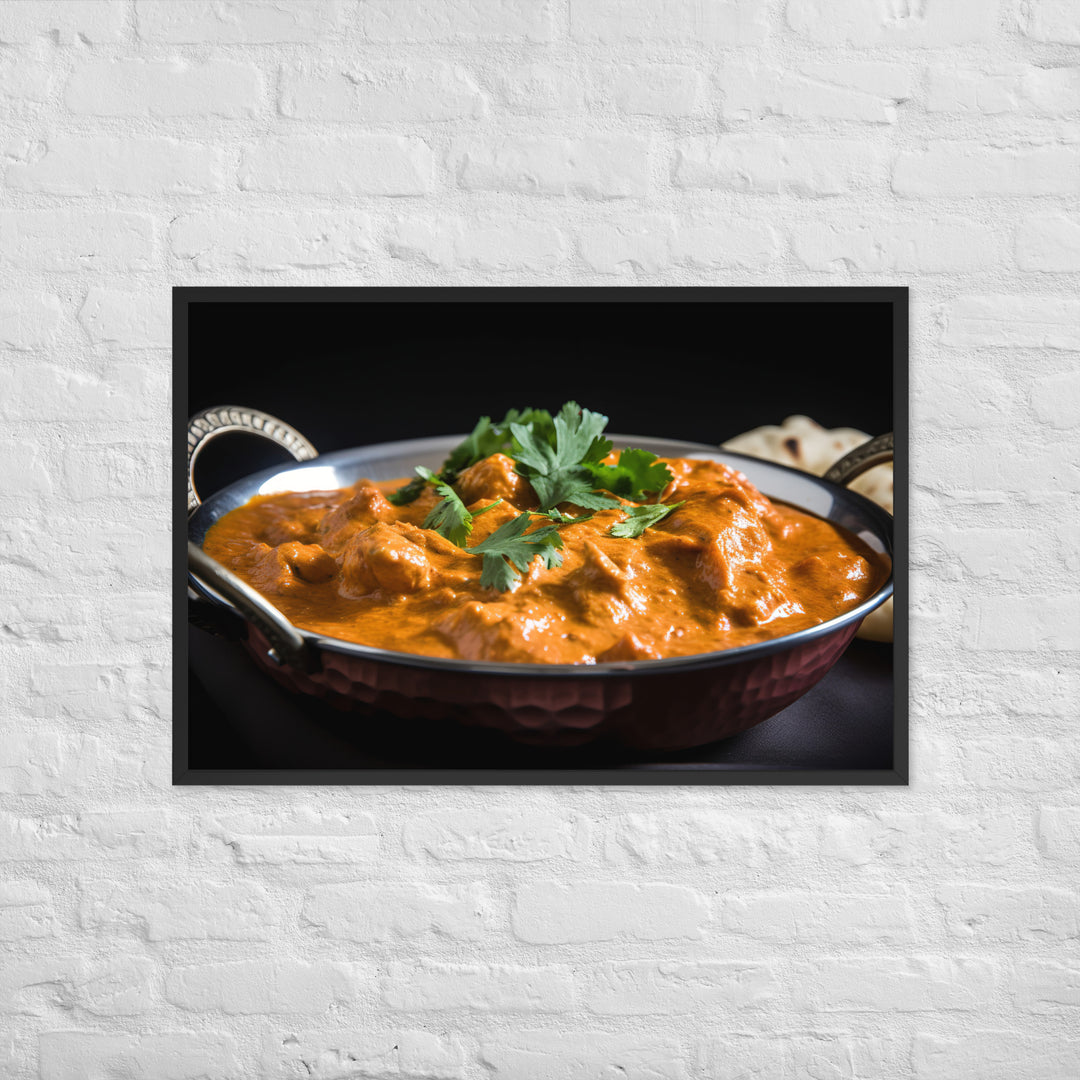 Butter Chicken Curry Framed poster 🤤 from Yumify.AI