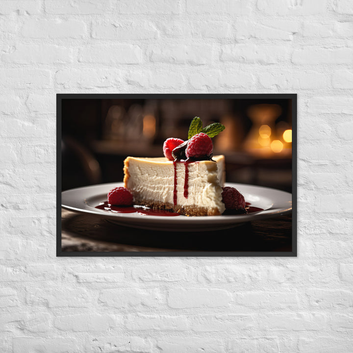 New York Cheesecake Framed poster 🤤 from Yumify.AI