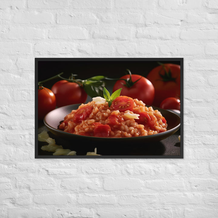 Tomato Risotto Framed poster 🤤 from Yumify.AI