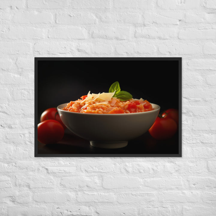 Tomato Risotto Framed poster 🤤 from Yumify.AI