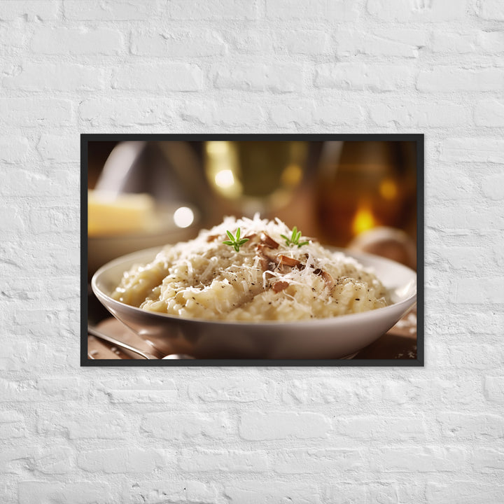 Parmesan Risotto Framed poster 🤤 from Yumify.AI