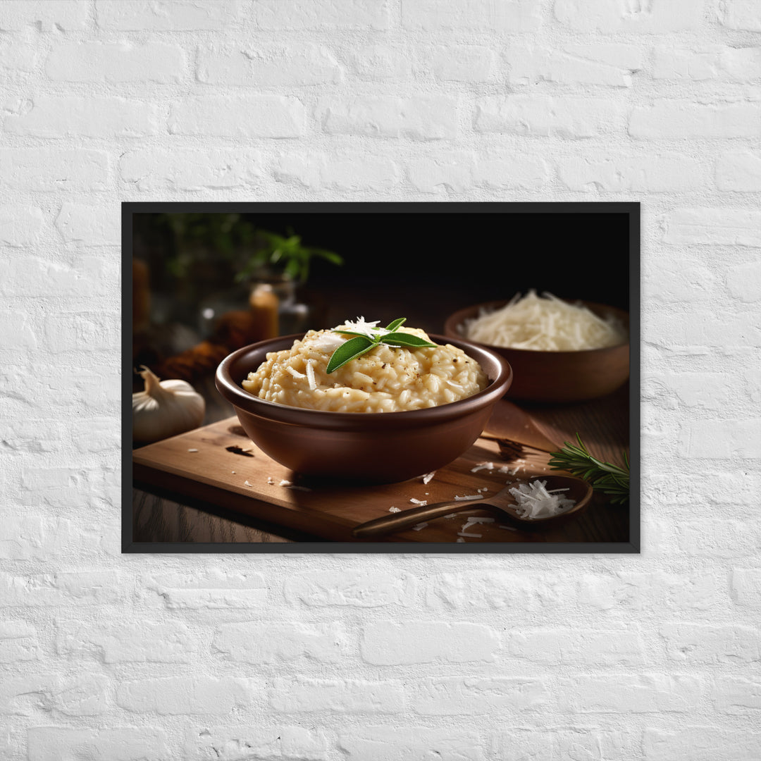 Parmesan Risotto Framed poster 🤤 from Yumify.AI