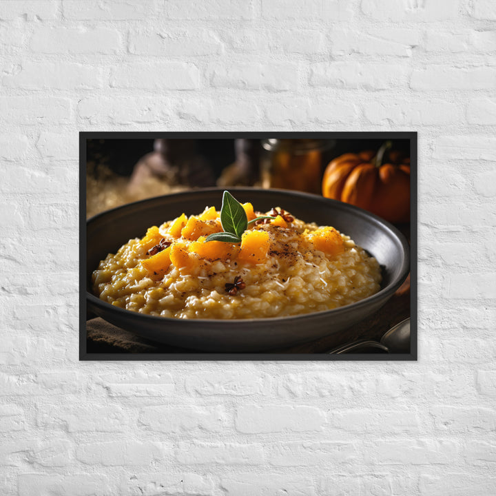 Butternut Squash Risotto Framed poster 🤤 from Yumify.AI