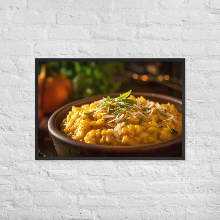 Butternut Squash Risotto Framed poster 🤤 from Yumify.AI