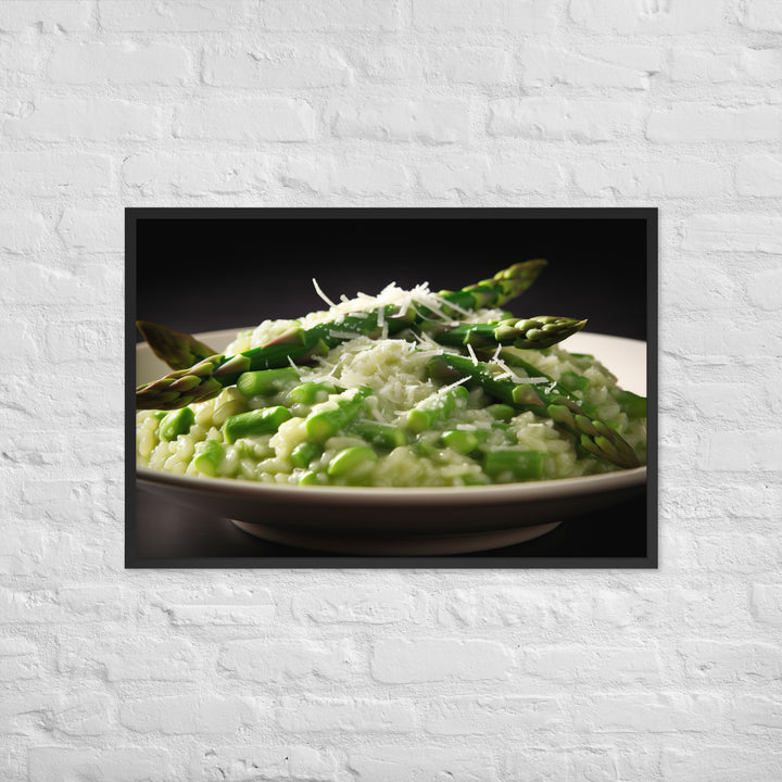 Asparagus Risotto Framed poster 🤤 from Yumify.AI