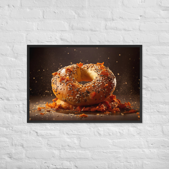 Everything Bagel Framed poster 🤤 from Yumify.AI