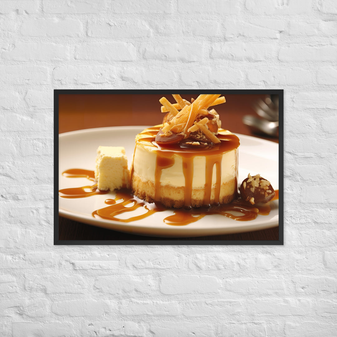 Cheese Dessert Framed poster 🤤 from Yumify.AI