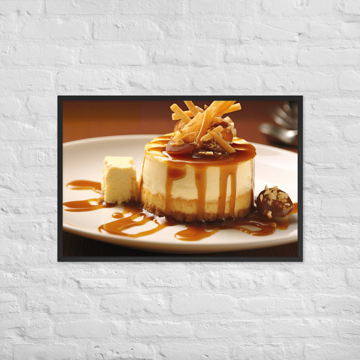 Cheese Dessert Framed poster 🤤 from Yumify.AI