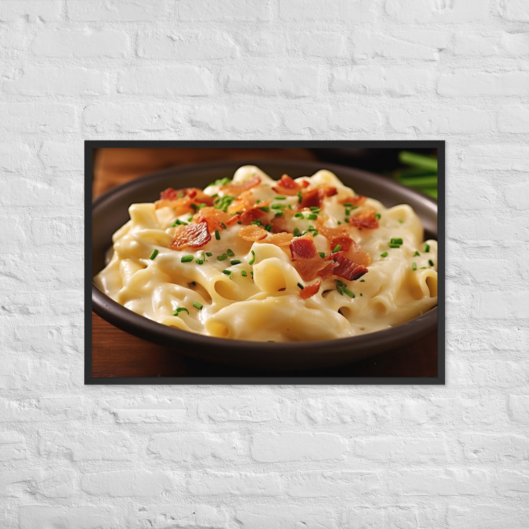 Cheese Pasta Framed poster 🤤 from Yumify.AI