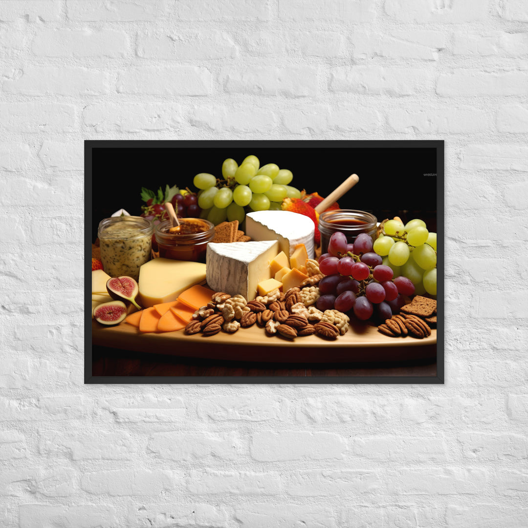 Cheese Platter Framed poster 🤤 from Yumify.AI