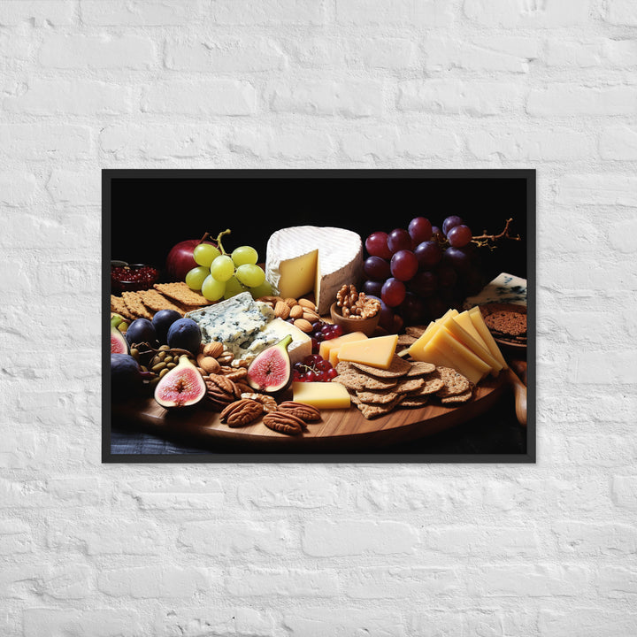 Cheese Platter Framed poster 🤤 from Yumify.AI