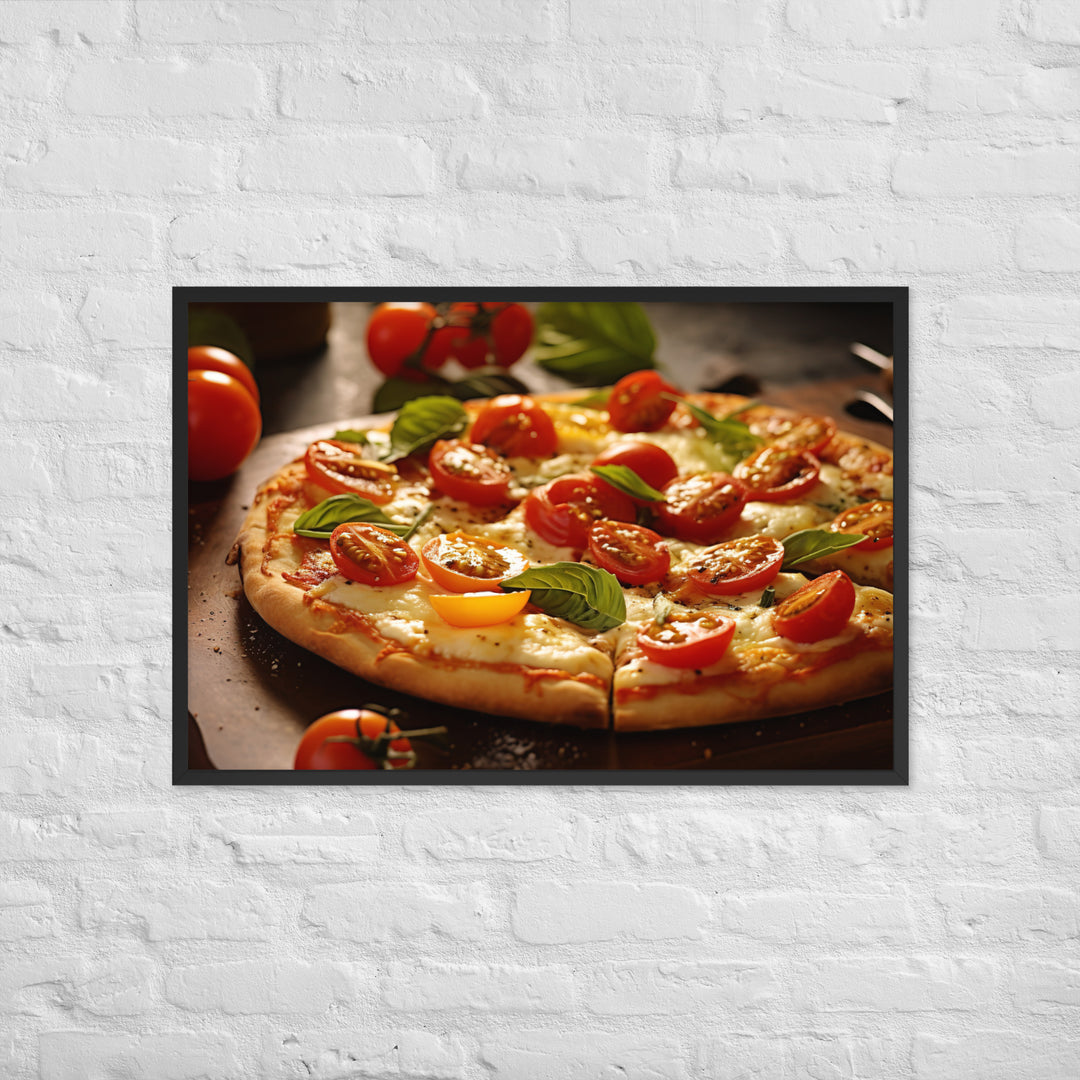 Cheese Pizza Framed poster 🤤 from Yumify.AI