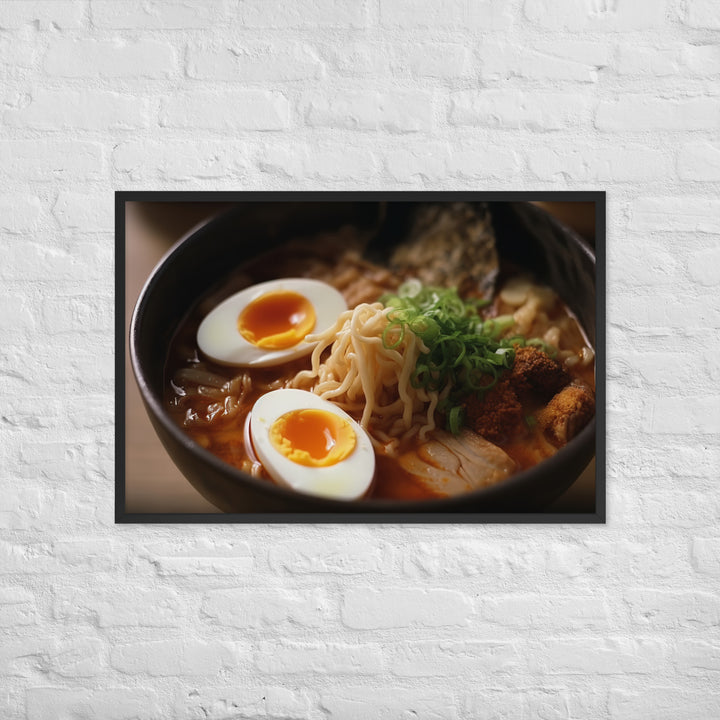 Kimchi Ramen Framed poster 🤤 from Yumify.AI