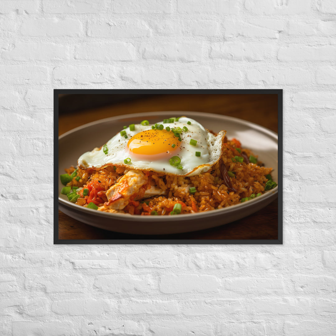 Kimchi Fried Rice Framed poster 🤤 from Yumify.AI