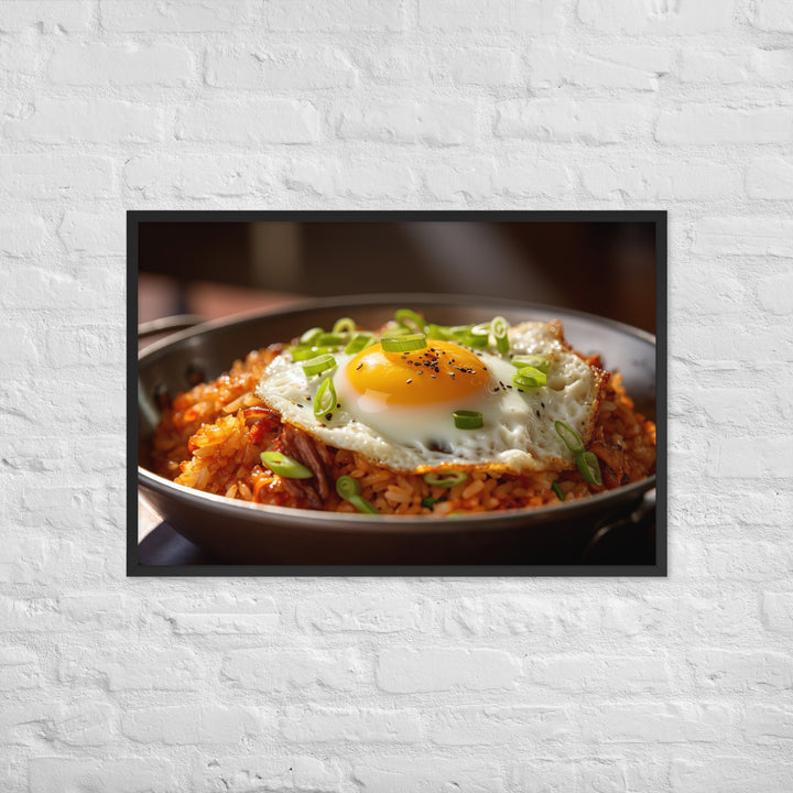 Kimchi Fried Rice Framed poster 🤤 from Yumify.AI