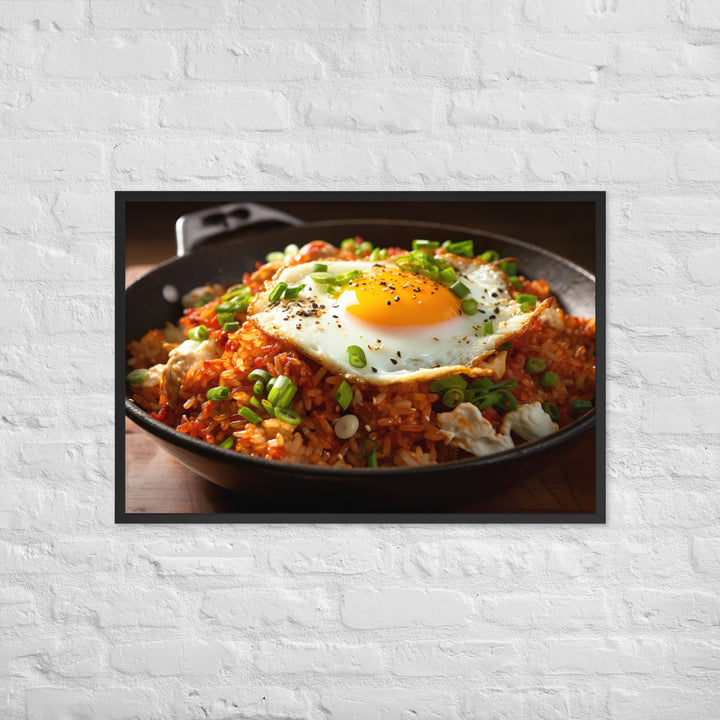 Kimchi Fried Rice Framed poster 🤤 from Yumify.AI