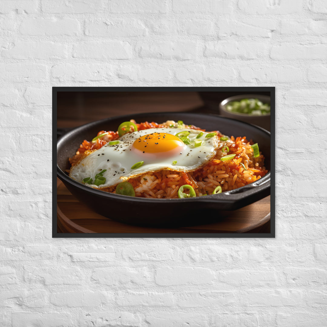 Kimchi Fried Rice Framed poster 🤤 from Yumify.AI