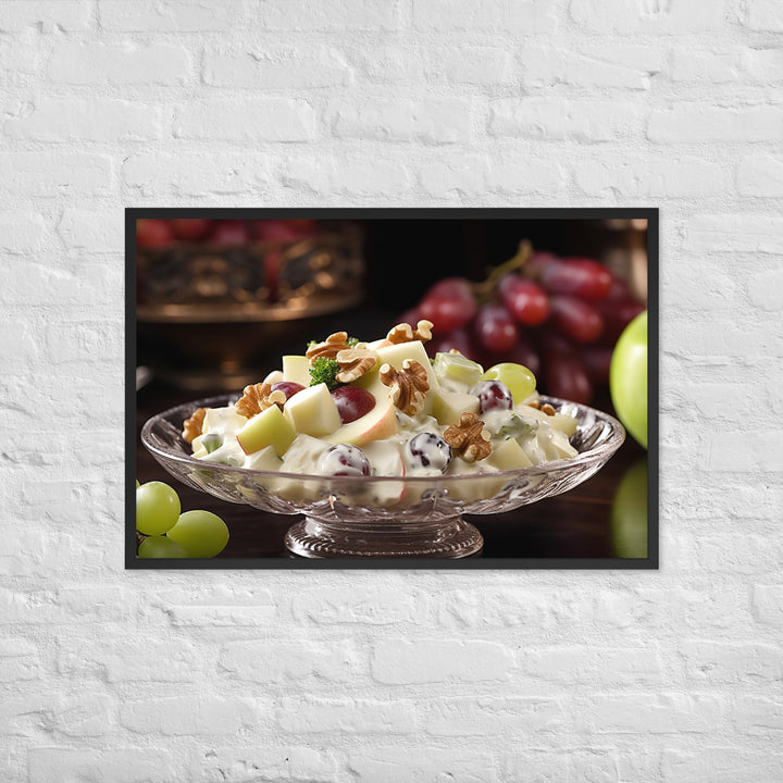 Waldorf Salad Framed poster 🤤 from Yumify.AI