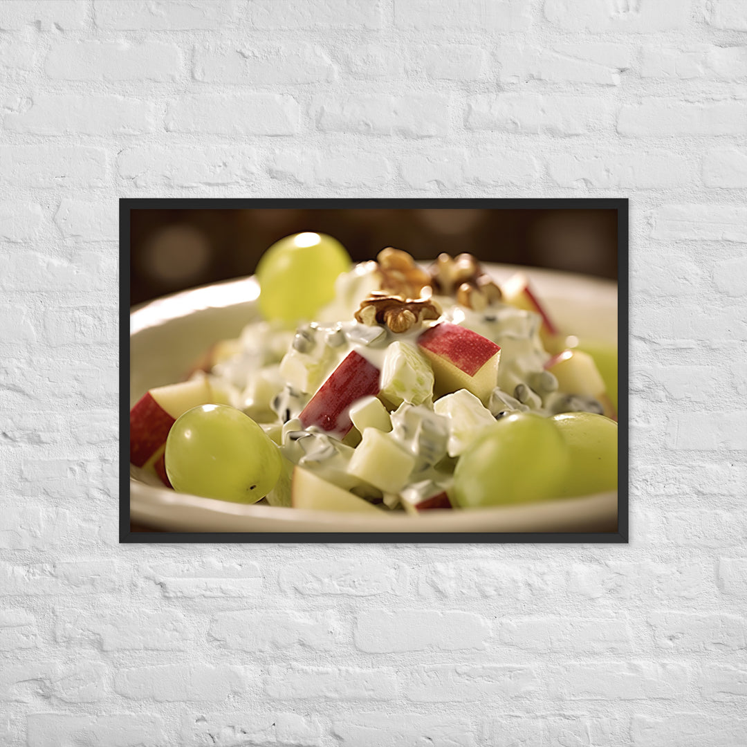 Waldorf Salad Framed poster 🤤 from Yumify.AI