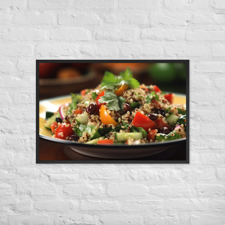 Quinoa Salad Framed poster 🤤 from Yumify.AI