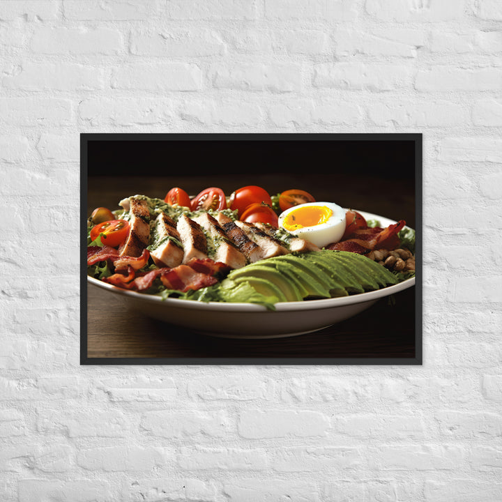 Cobb Salad Framed poster 🤤 from Yumify.AI