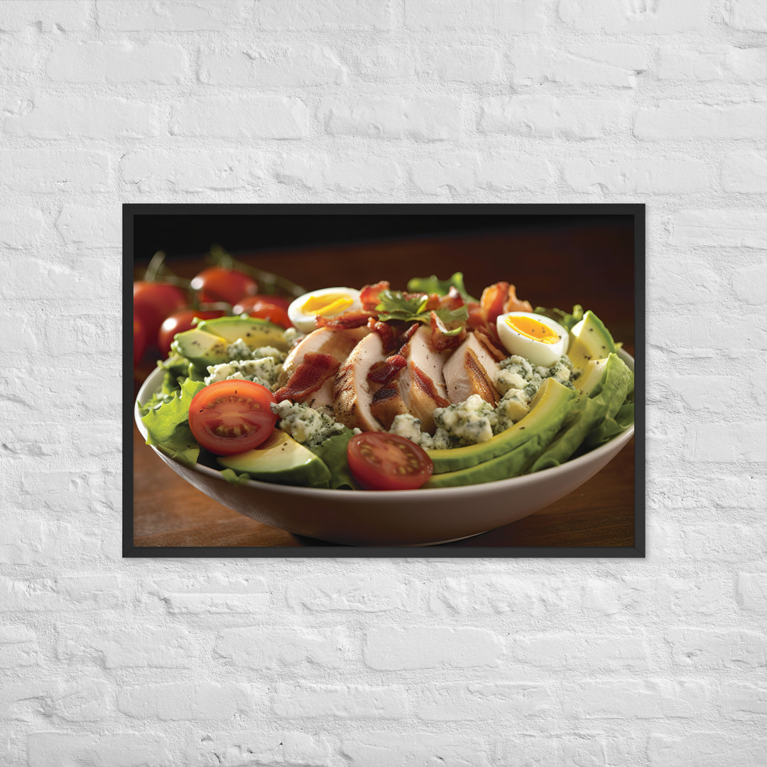 Cobb Salad Framed poster 🤤 from Yumify.AI