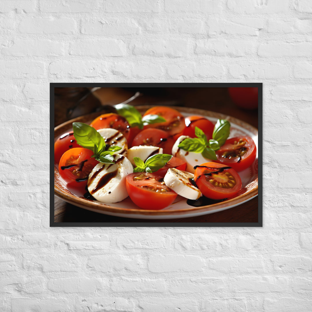 Caprese Salad Framed poster 🤤 from Yumify.AI