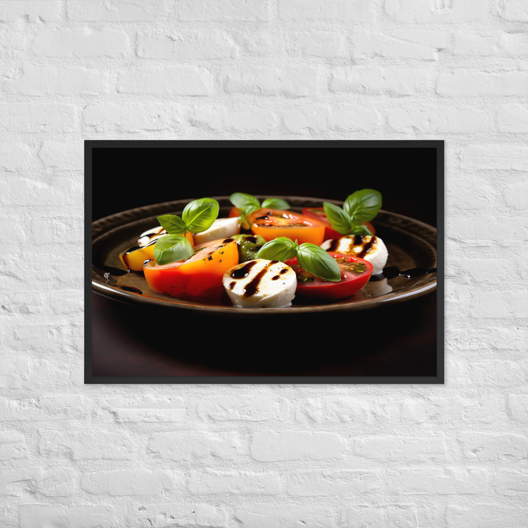 Caprese Salad Framed poster 🤤 from Yumify.AI