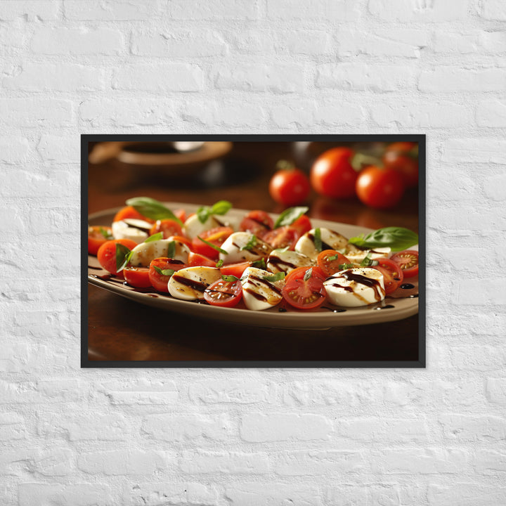 Caprese Salad Framed poster 🤤 from Yumify.AI