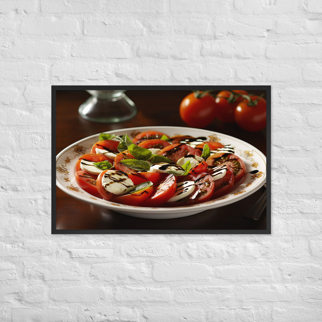 Caprese Salad Framed poster 🤤 from Yumify.AI