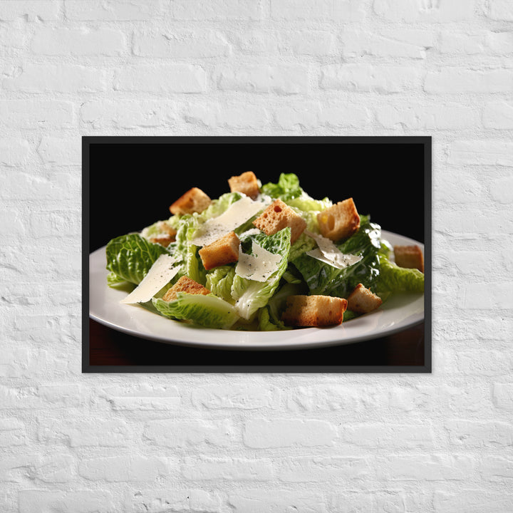 Caesar Salad Framed poster 🤤 from Yumify.AI