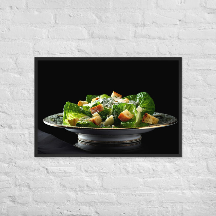 Caesar Salad Framed poster 🤤 from Yumify.AI