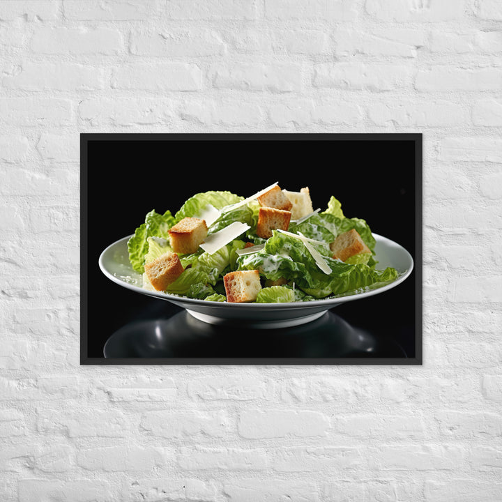 Caesar Salad Framed poster 🤤 from Yumify.AI