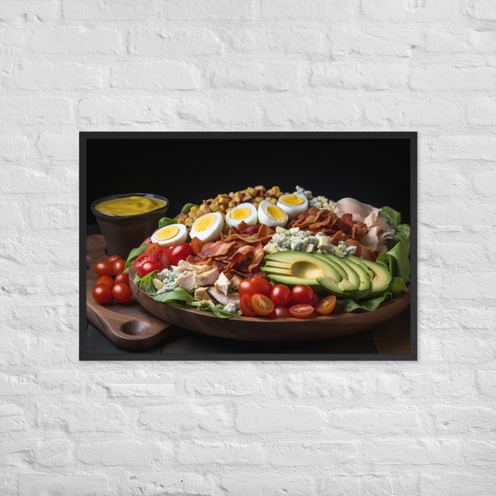 Loaded Cobb salad Framed poster 🤤 from Yumify.AI