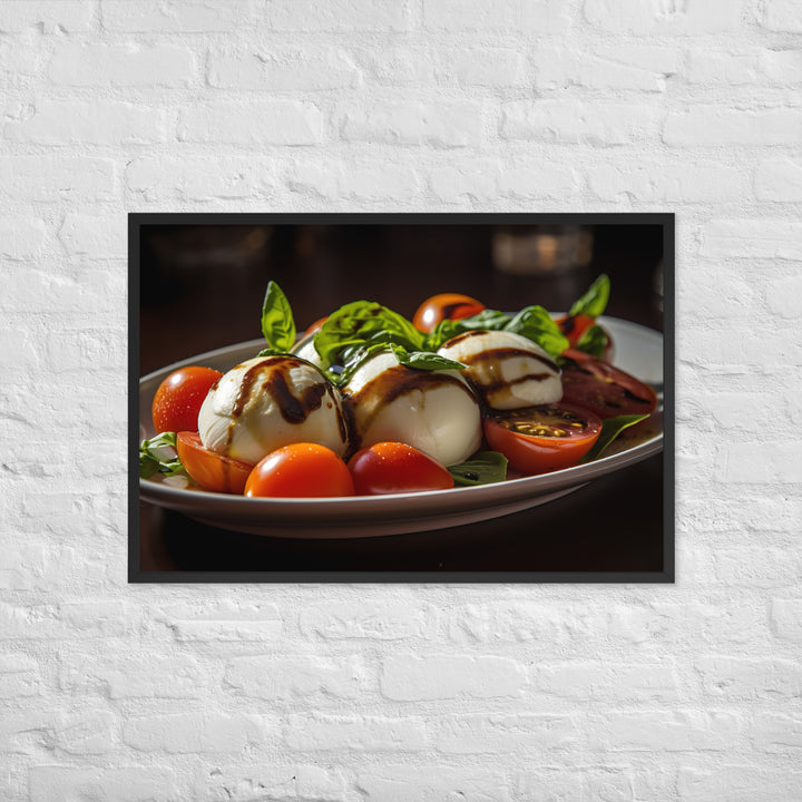 Grilled Caprese Salad Framed poster 🤤 from Yumify.AI